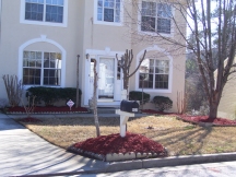 After yard cleanup by Joe L Lawn Service